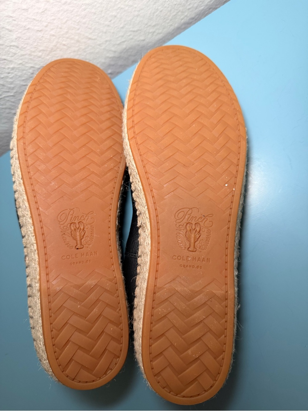 Cole Haan Black Espadrille Flats - Picture 6 of 6